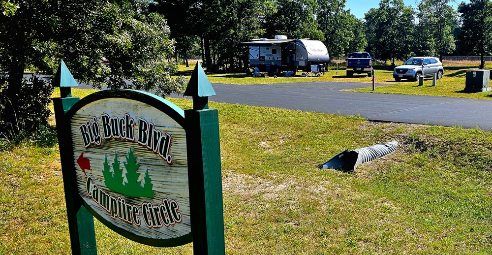 Fort McCoy's Trout Falls in Pine View Recreation Area