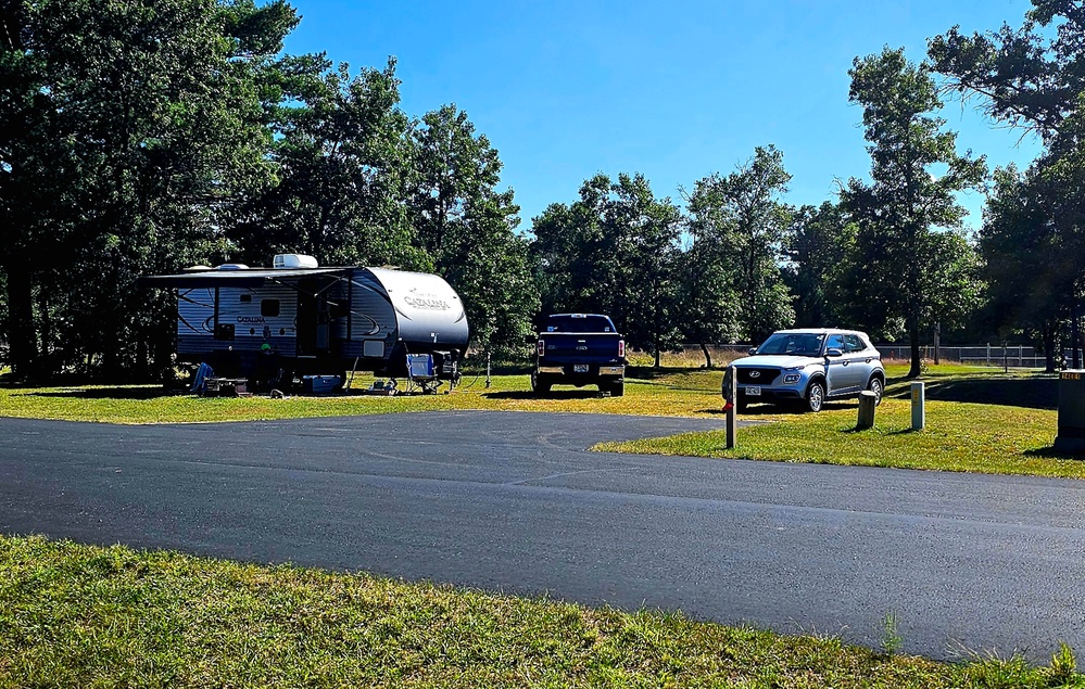 Fort McCoy's Trout Falls in Pine View Recreation Area