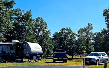 Fort McCoy's Trout Falls in Pine View Recreation Area