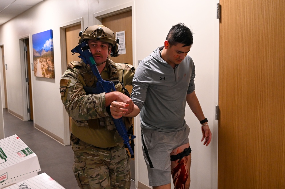 Nellis AFB conducts active shooter exercise