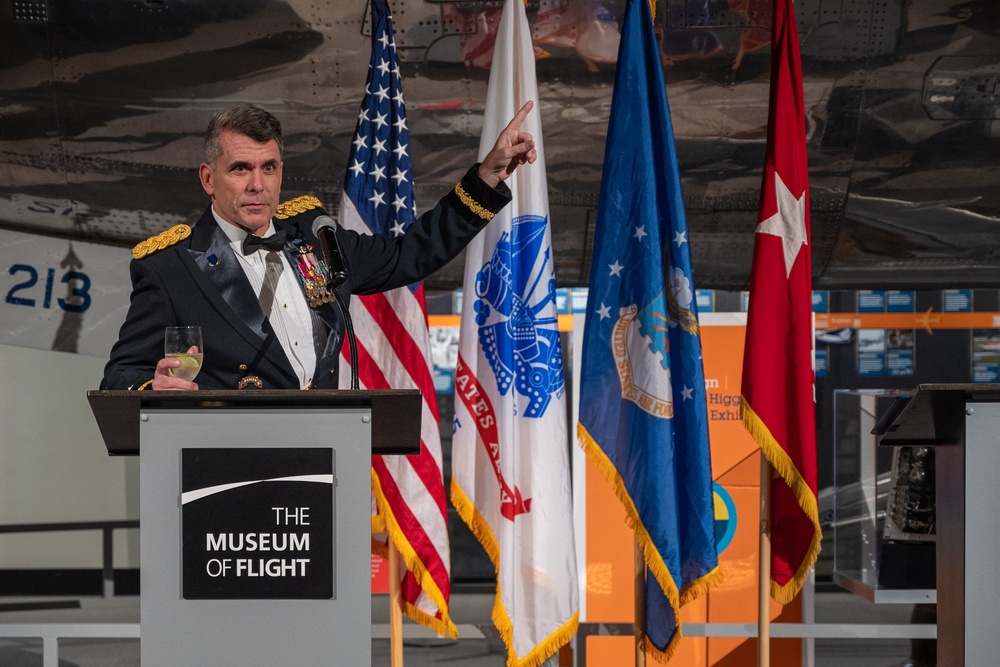 Airmen, Soldiers celebrate 100 years of global reach at the 2024 Team McChord Air Force Ball