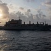 Abraham Lincoln conducts a replenishment-at-sea with Amelia Earhart