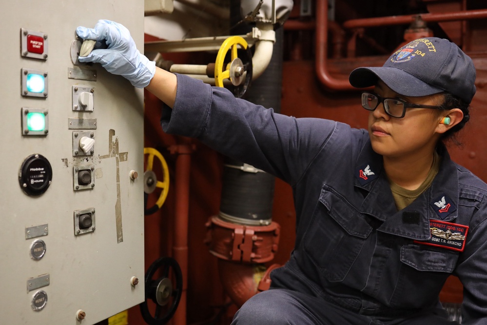 Engineering Plant on USS Sterett (DDG 104)