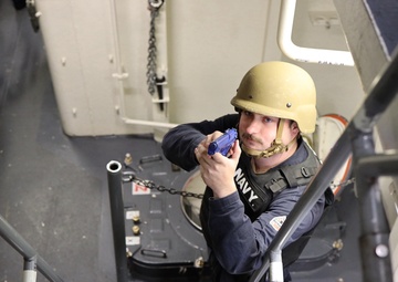 Anti-Terrorism Training on USS Sterett (DDG 104)