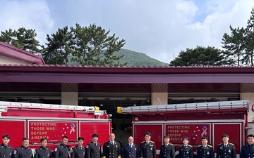 Navy Region Korea Fire Chief Fulfills Childhood Dream