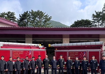 Navy Region Korea Fire Chief Fulfills Childhood Dream