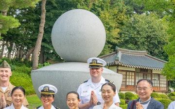 First Buddhist Female Chaplain to Reach Lieutenant Commander Rank Holds Promotion Ceremony in Her South Korean Hometown