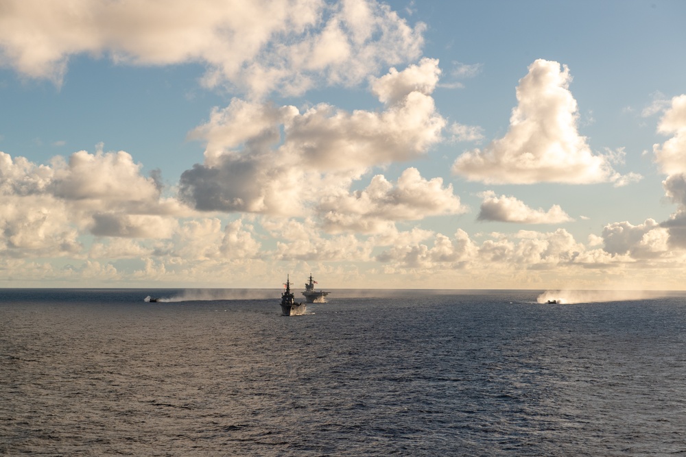 USS America (LHA 6) Participates in TRANSPORTEX with JMSDF