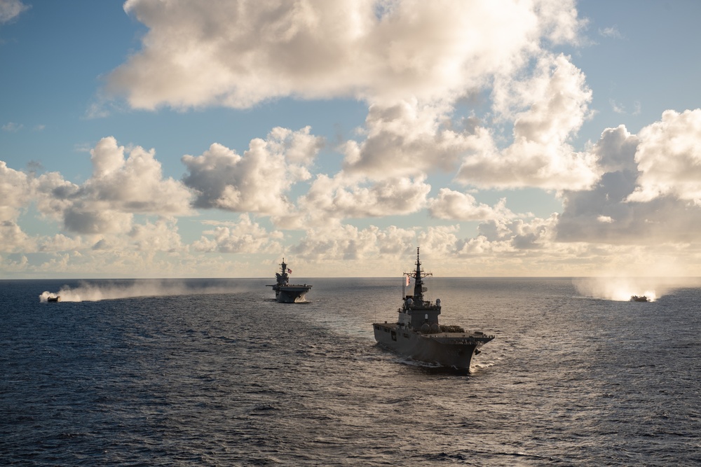 USS America (LHA 6) Participates in TRANSPORTEX with JMSDF