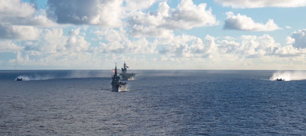 USS America (LHA 6) Participates in TRANSPORTEX with JMSDF