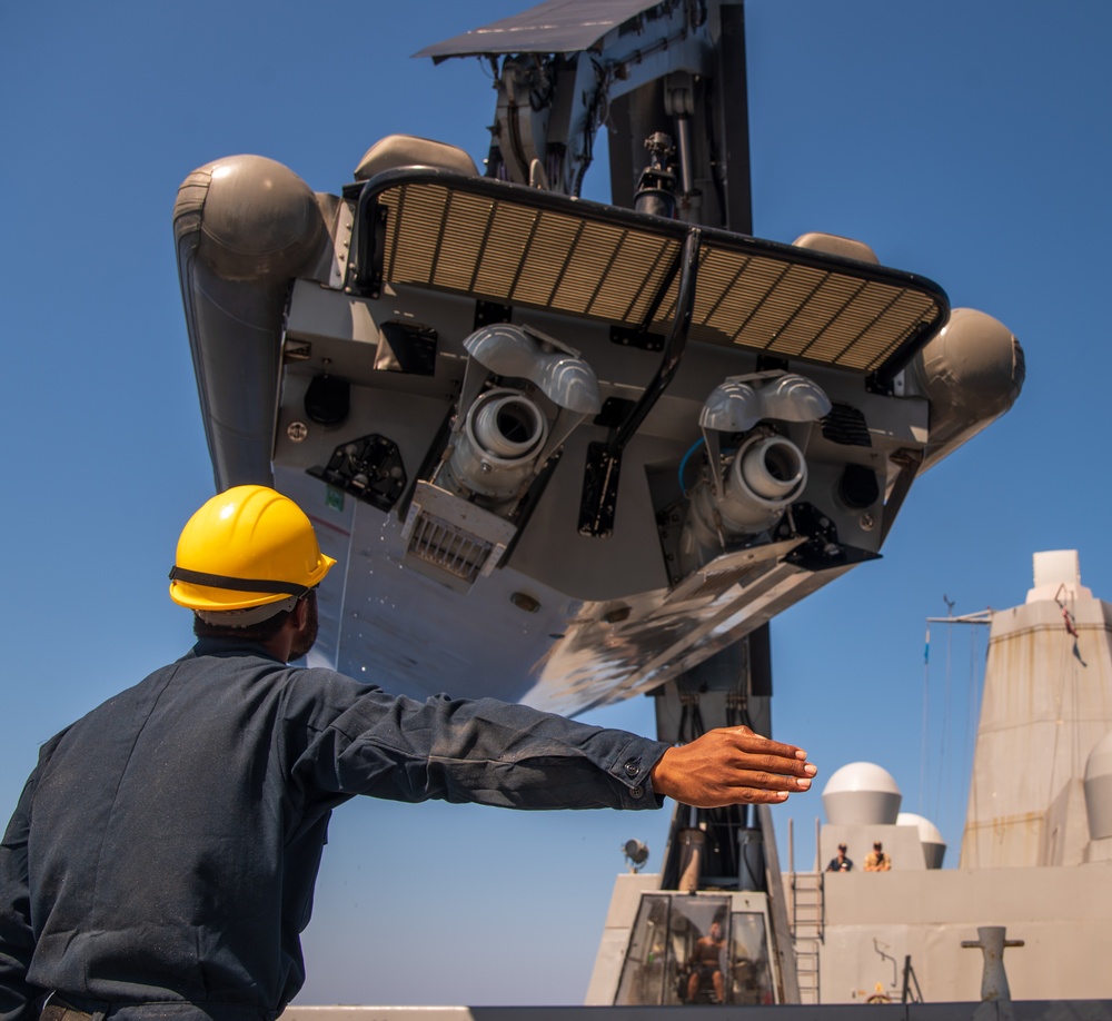 USS New York Small Boat Operations
