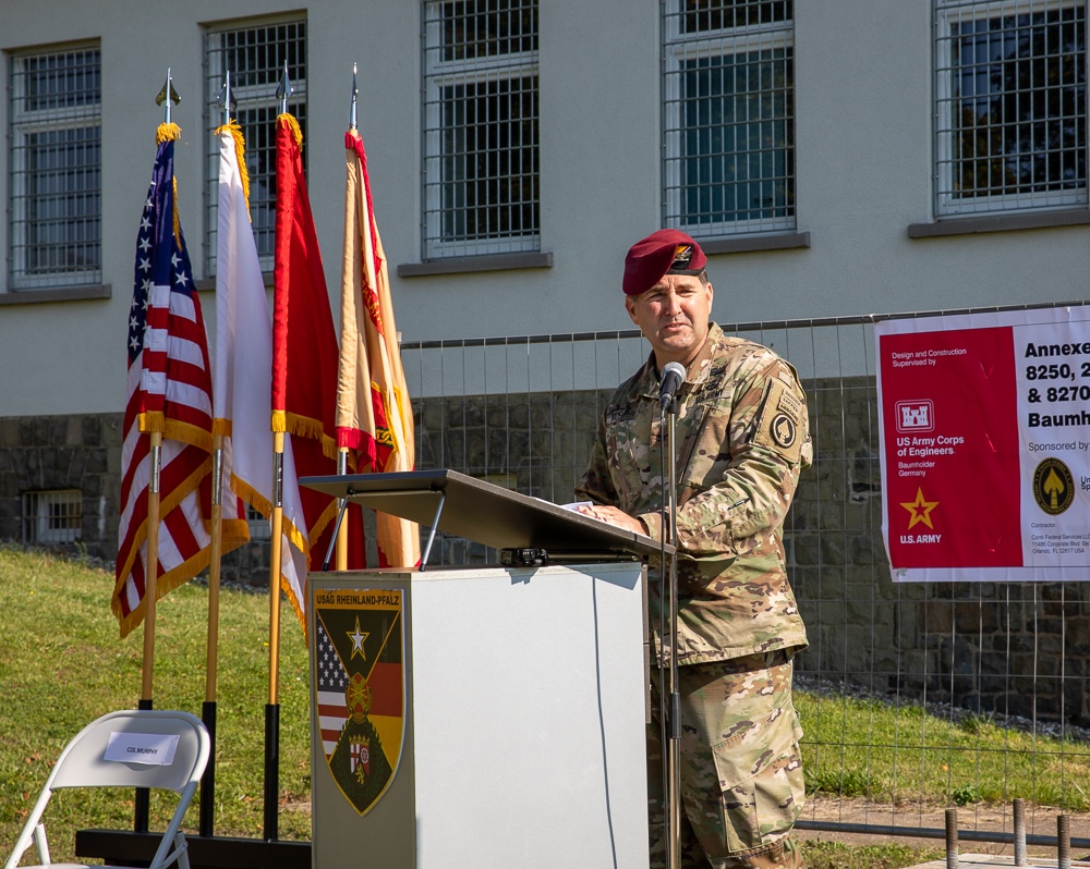 U.S. Army Garrison Rheinland-Pfalz Ground Breaking Ceremony