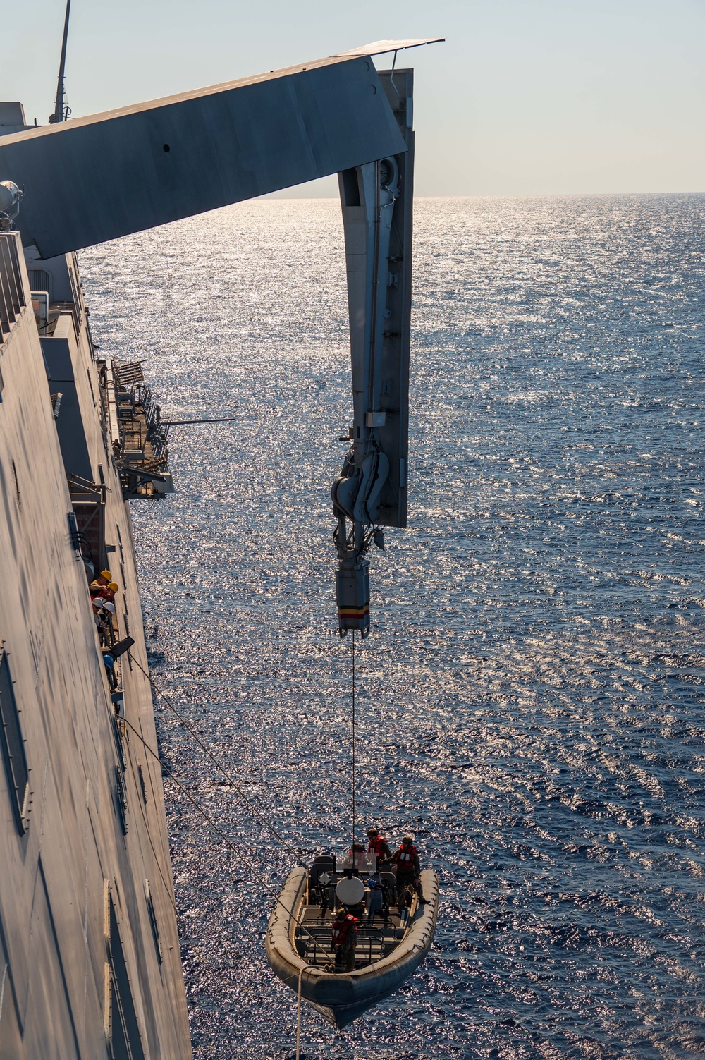 USS New York Small Boat Operations