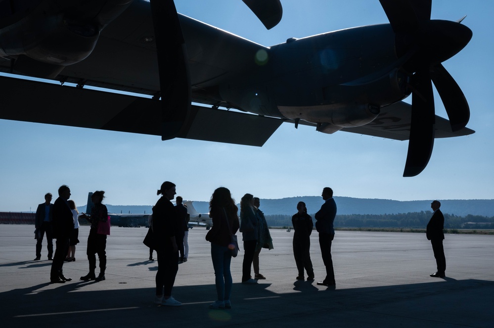 Leadership Connect graduation tours C-130J