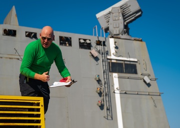 USS New York Forklift Training