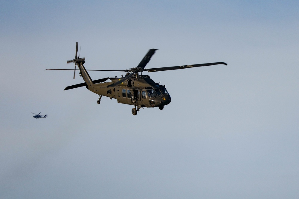 Air Cav Conducts Aerial Gunnery