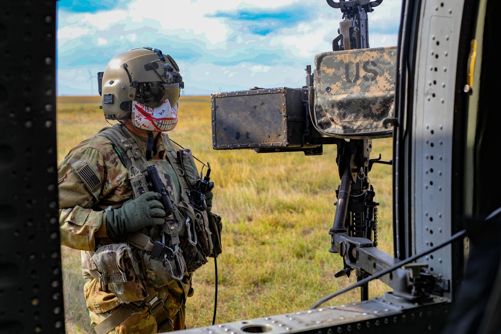 Air Cav Conducts Aerial Gunnery