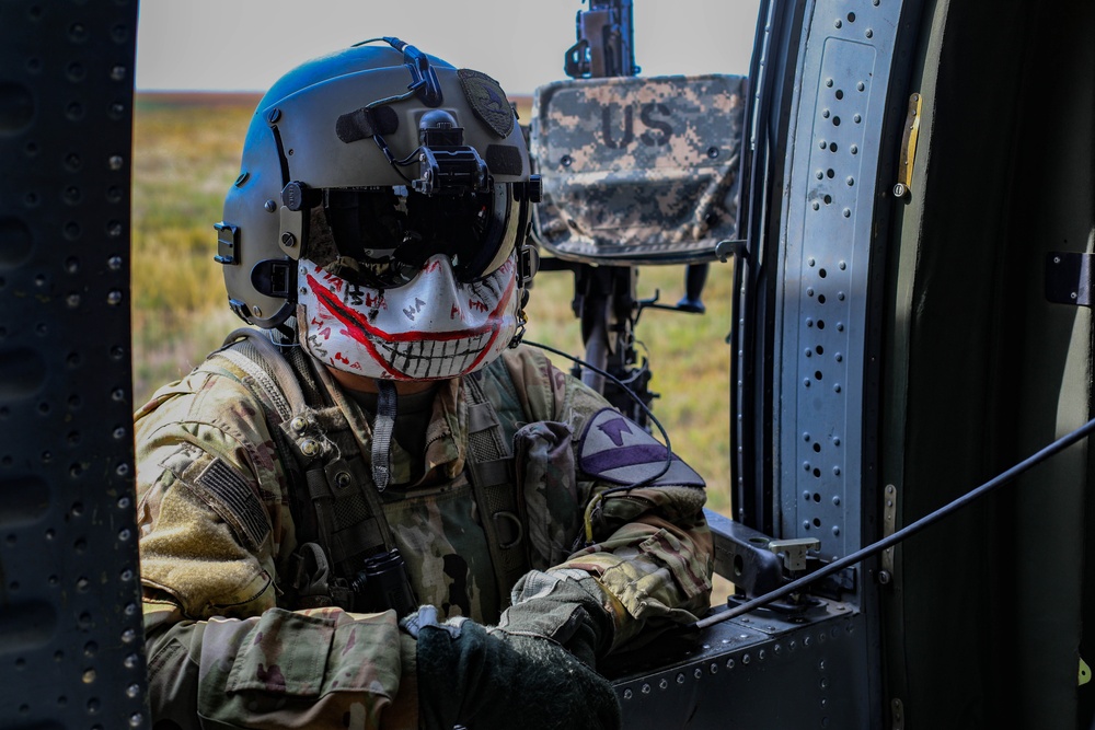 Air Cav Conducts Aerial Gunnery