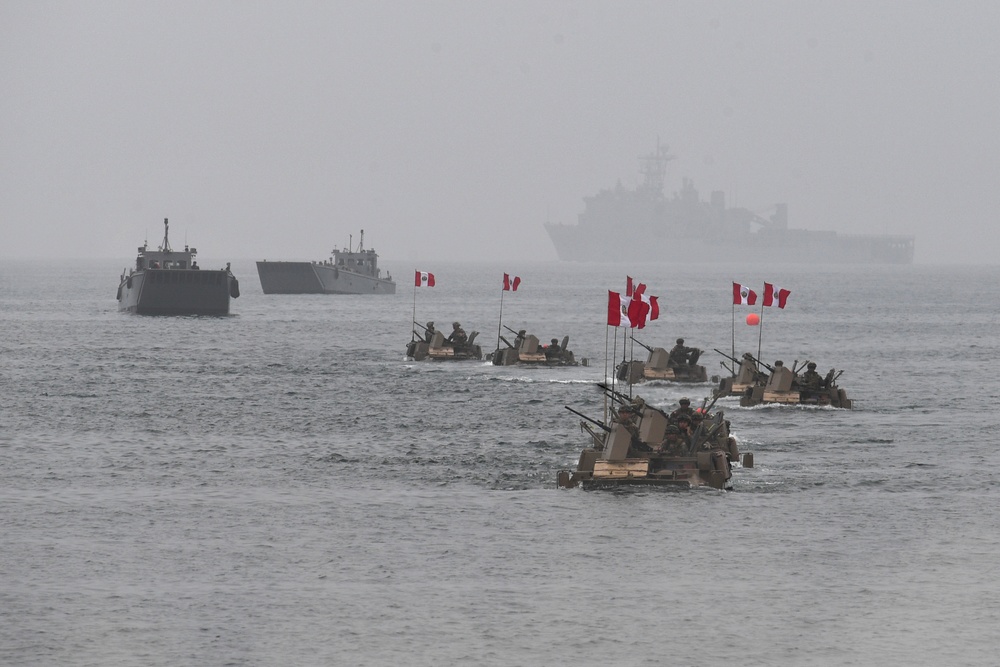 Partner Nations Join Host Peru in Beach Landing During SOLIDAREX 2024