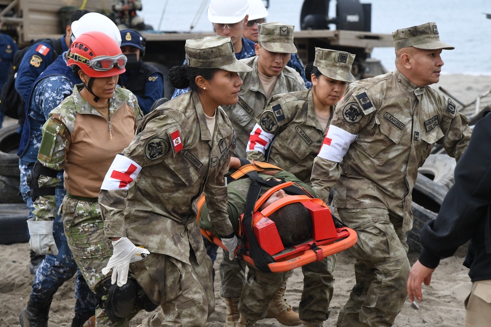 Partner Nations Join Host Peru in Beach Landing During SOLIDAREX 2024