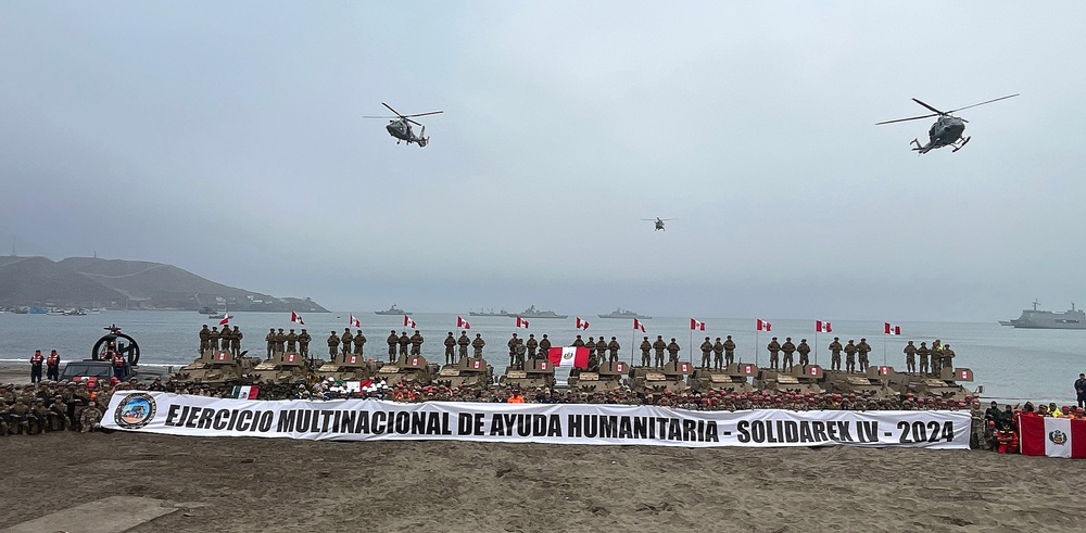 Partner Nations Join Host Peru in Beach Landing During SOLIDAREX 2024