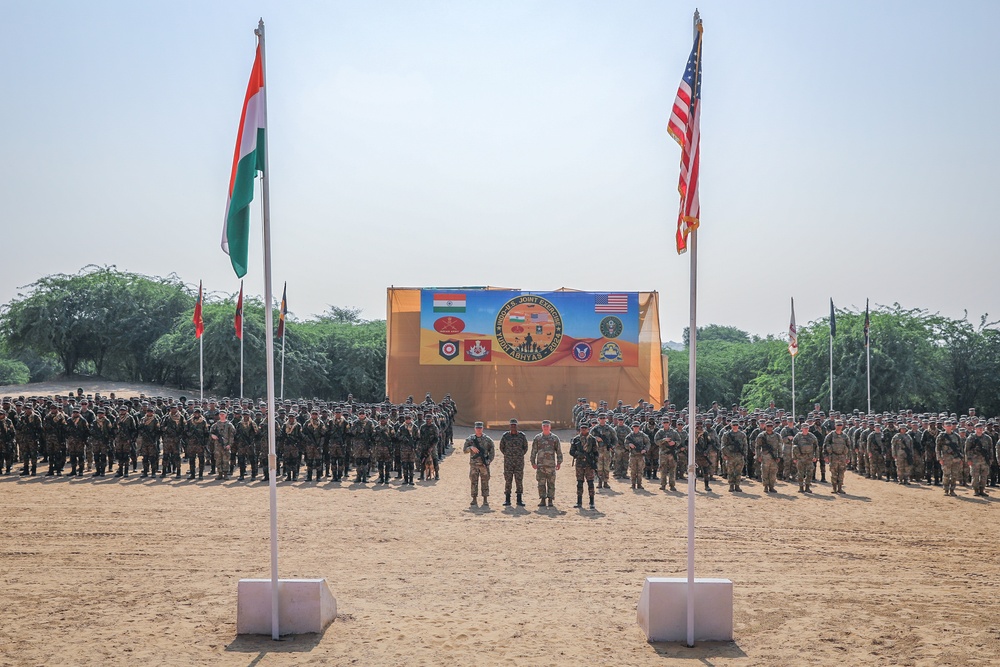 U.S. and Indian Army hold YA 24 closing ceremony