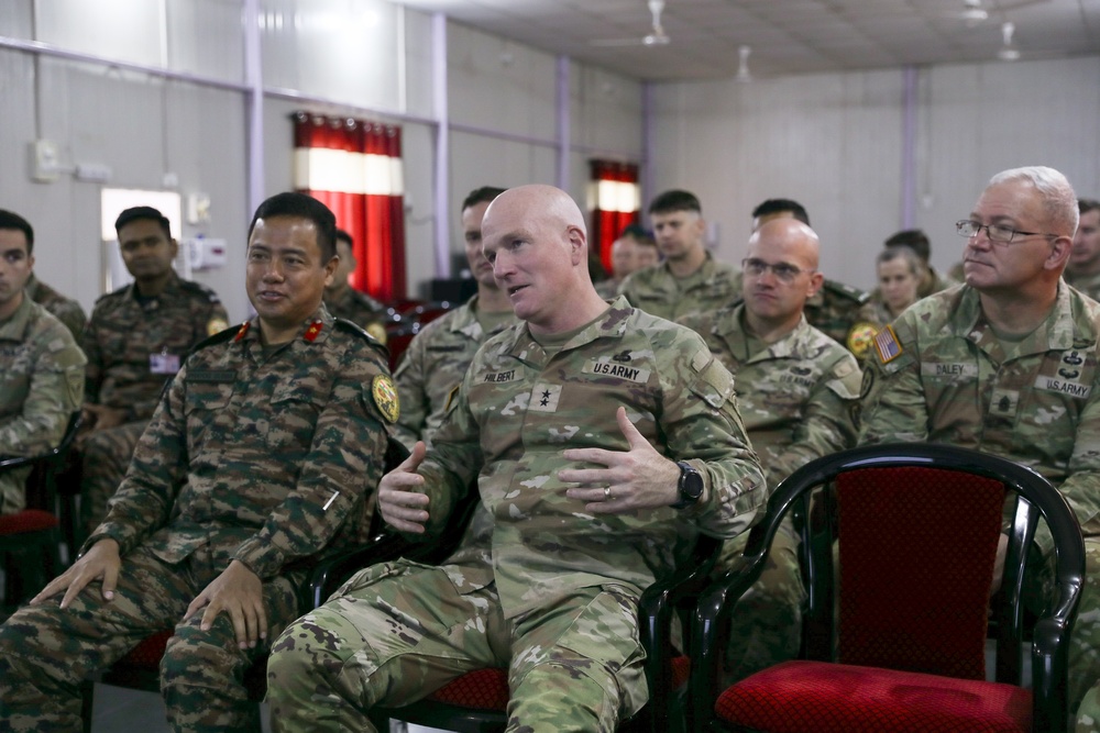 11th Airborne CG arrives at Yudh Abhyas 2024
