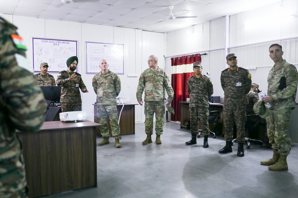 11th Airborne CG arrives at Yudh Abhyas 2024
