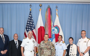 U.S. Navy, Coast Guard, Intelligence Leaders Visit Camp Zama