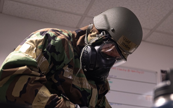 100th LRS repairs vehicle during base readiness exercise