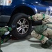 100th LRS repairs vehicle during base readiness exercise