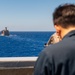 USS New York Replenishment At Sea