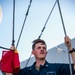 USS New York Replenishment At Sea