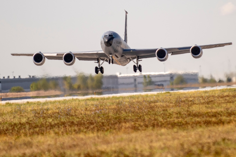 KC-135 takes flight