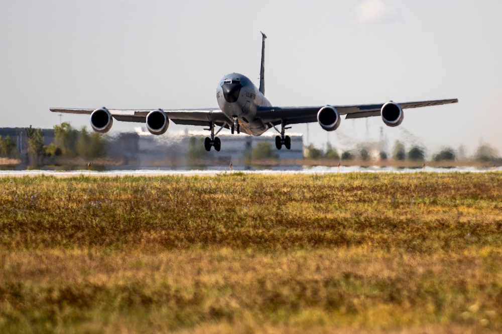 KC-135 takes flight