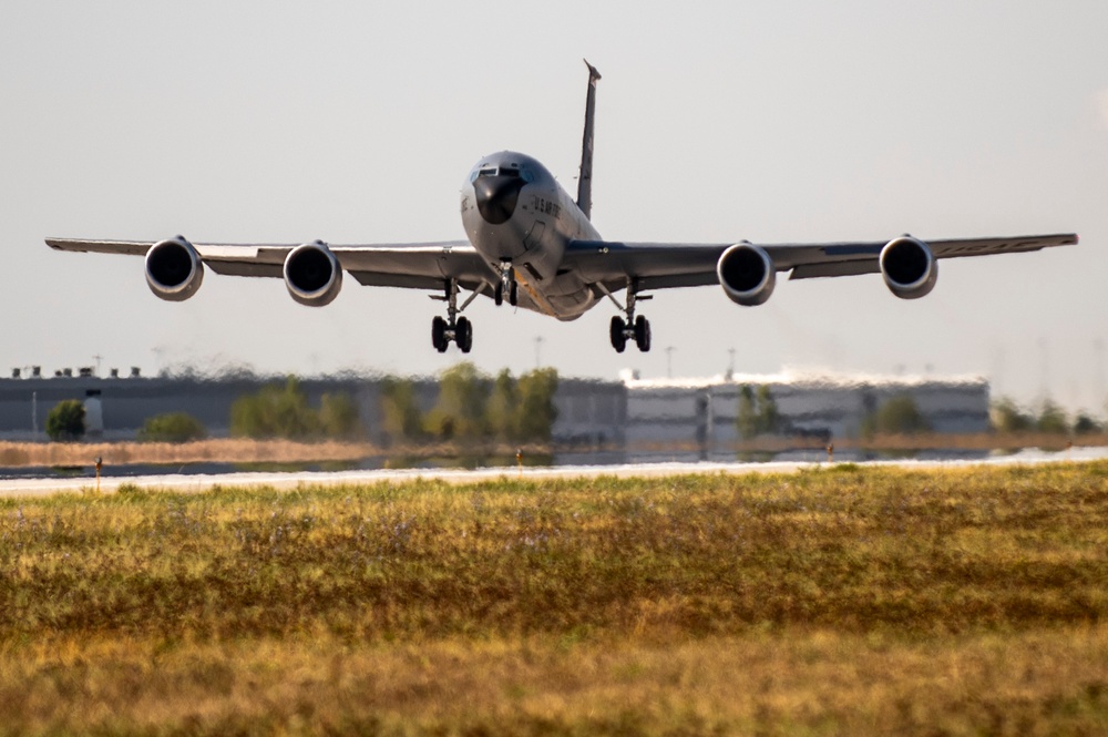 KC-135 takes flight