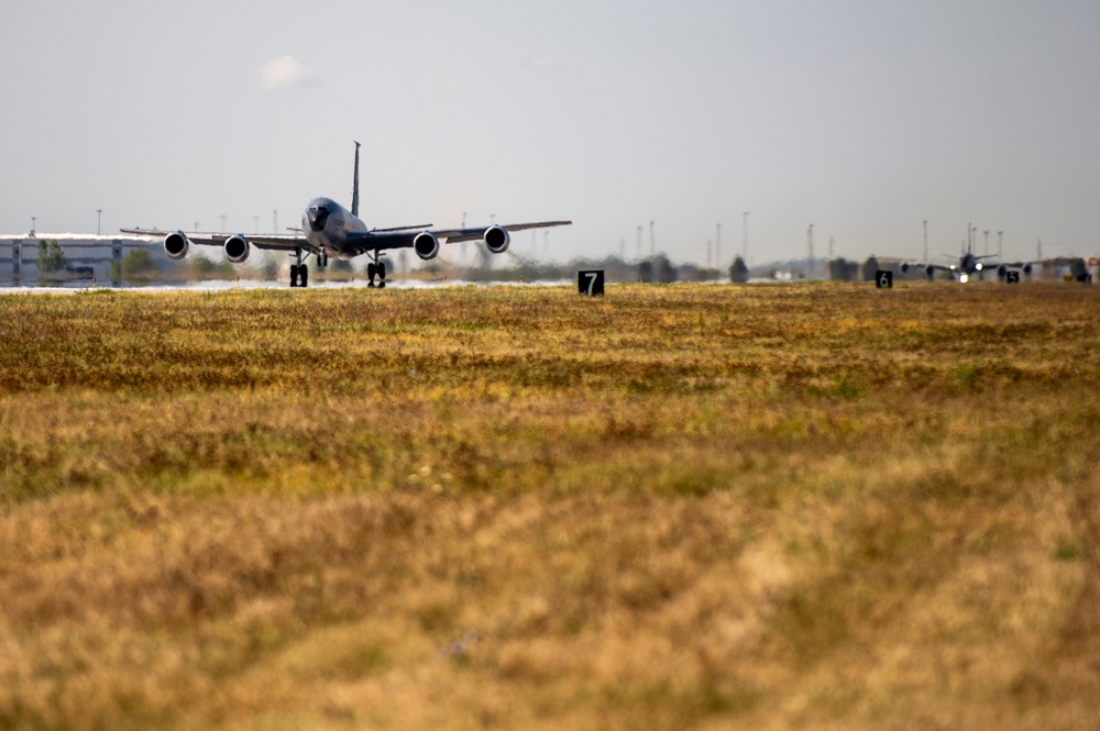 KC-135 takes flight