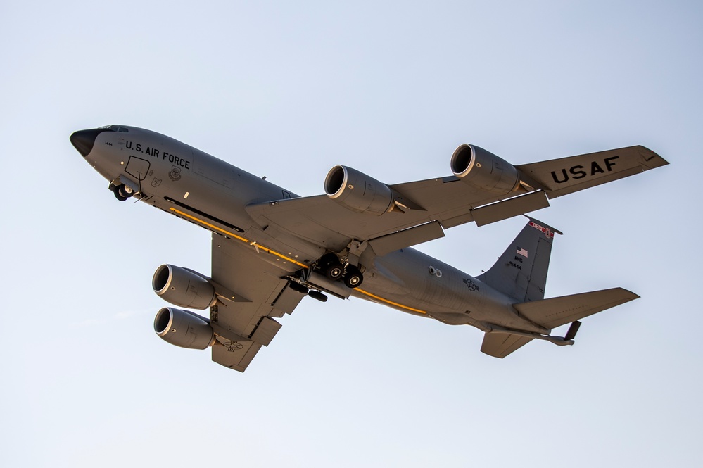 KC-135 takes flight