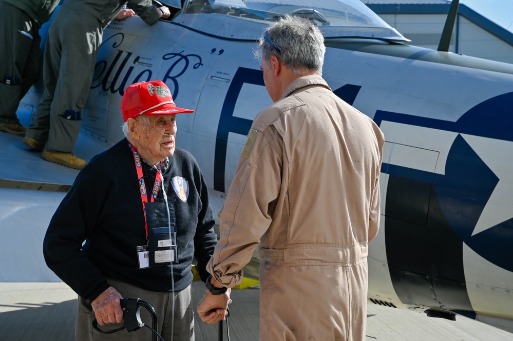 Liberty Wing hosts WWII veteran Ed Cottrell