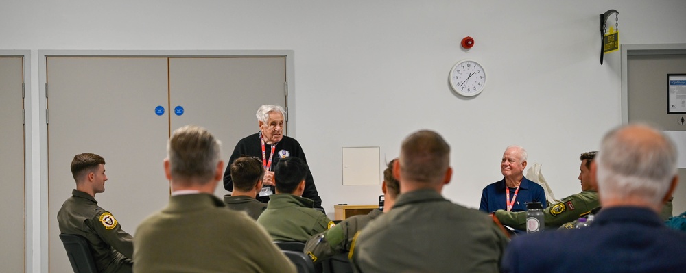 Liberty Wing hosts WWII veteran Ed Cottrell