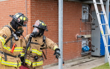 100th CES practice live fire response