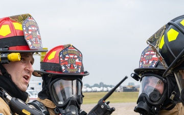 100th CES practice live fire response