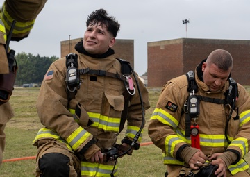 100th CES practice live fire response