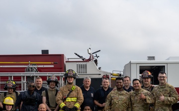 100th CES practice live fire response