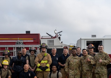 100th CES practice live fire response