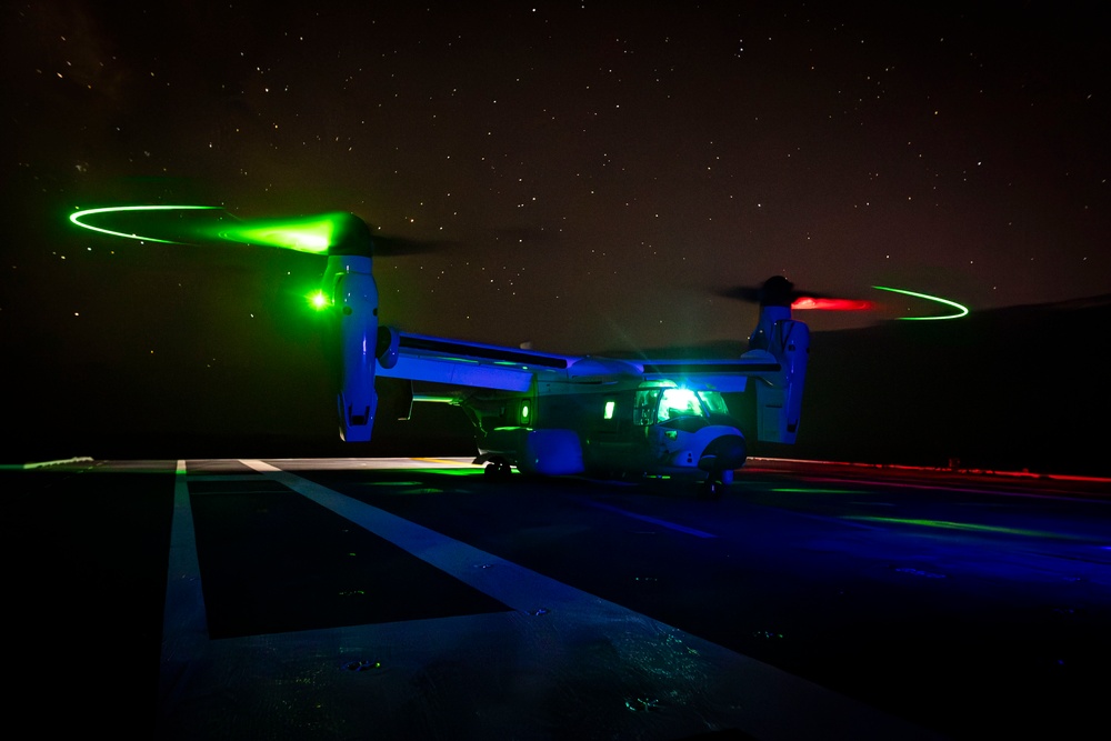 CMV-22B Night Qualifications on Ford