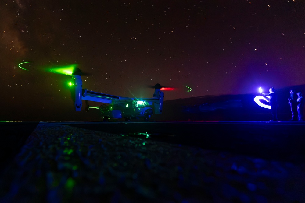 CMV-22B Night Qualifications on Ford