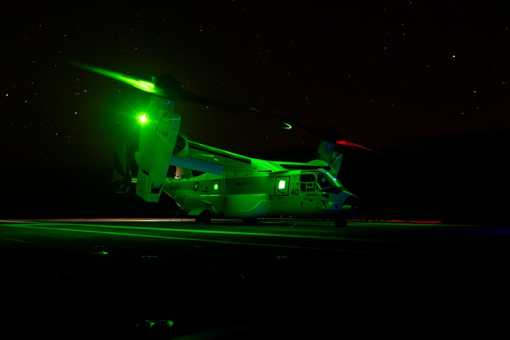 CMV-22B Night Qualifications on Ford