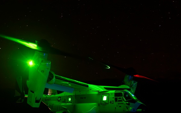 CMV-22B Night Qualifications on Ford