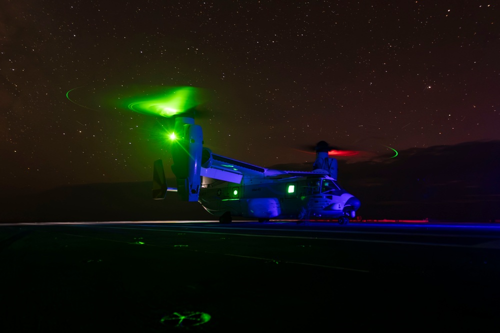 CMV-22B Night Qualifications on Ford